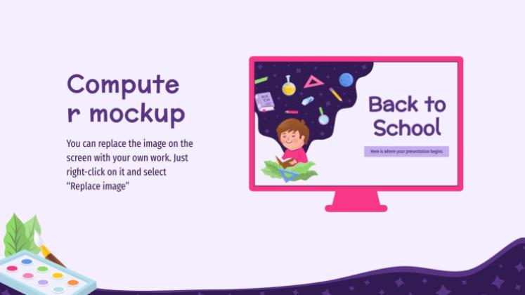 Plantilla de presentación Vuelta a clase