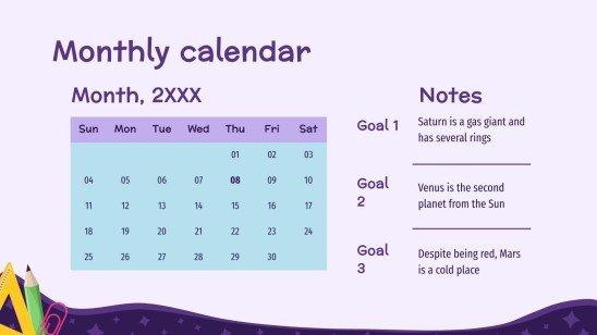 Plantilla de presentación Vuelta a clase