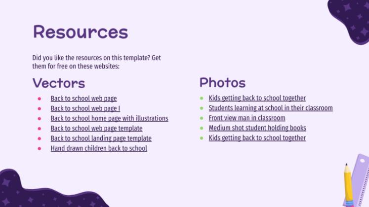 Plantilla de presentación Vuelta a clase