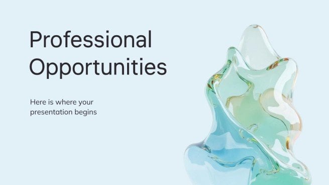 Professional Opportunities presentation template 