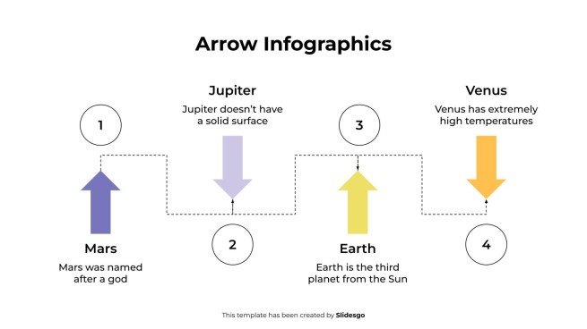 Arrow Infographics presentation template 