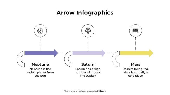 Arrow Infographics presentation template 