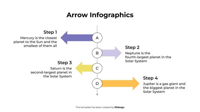 Arrow Infographics presentation template 