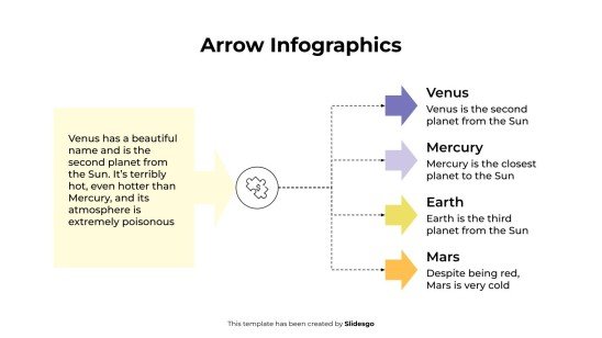 Arrow Infographics presentation template 
