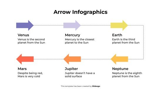Arrow Infographics presentation template 