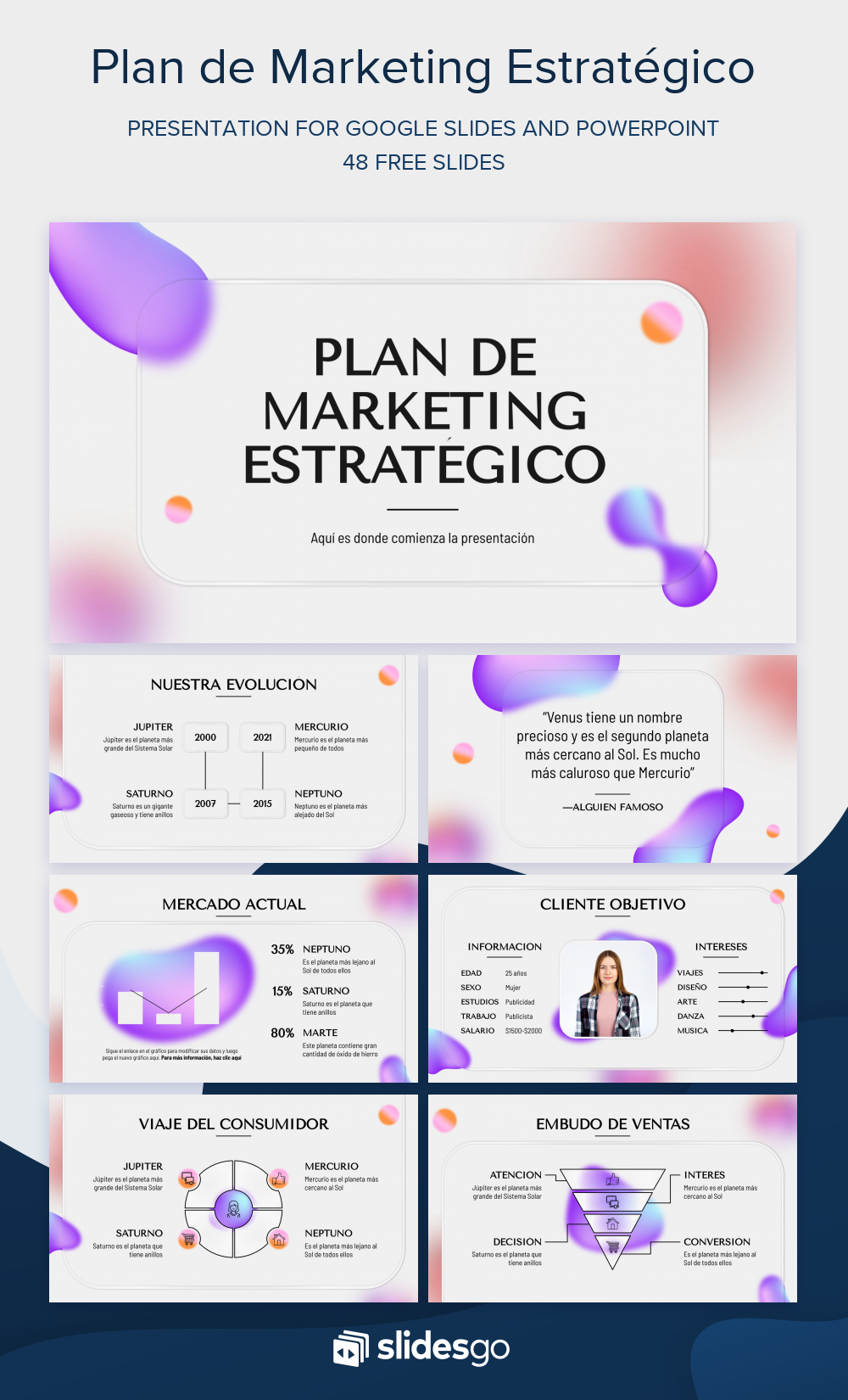 Strategic Marketing Plan | Google Slides & PPT template