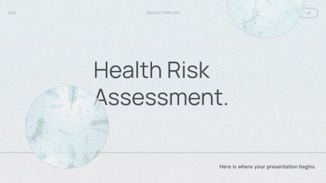 Health Risk Assessment presentation template 