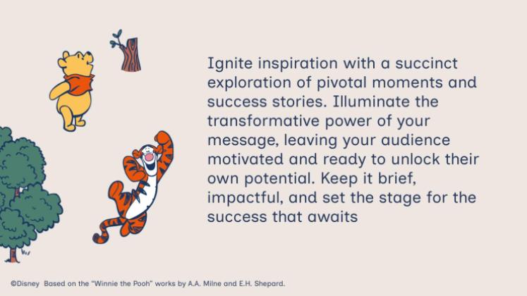 Modelo de apresentação Ursinho Pooh Explorador