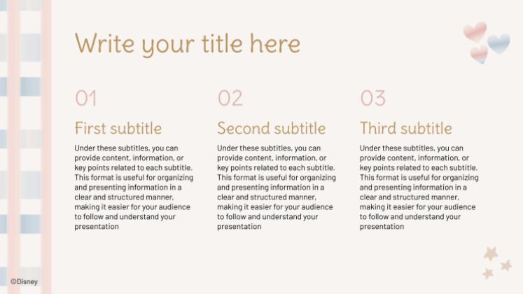 Modelo de apresentação Stitch fofo