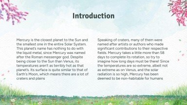 Spring Woods presentation template 