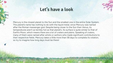 Spring Woods presentation template 