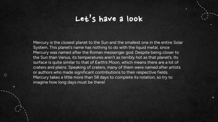Simple Blackboard Background presentation template 