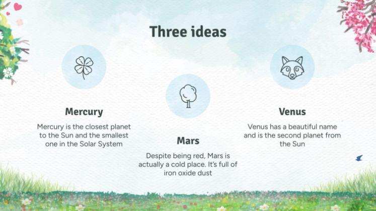 Spring Woods presentation template 