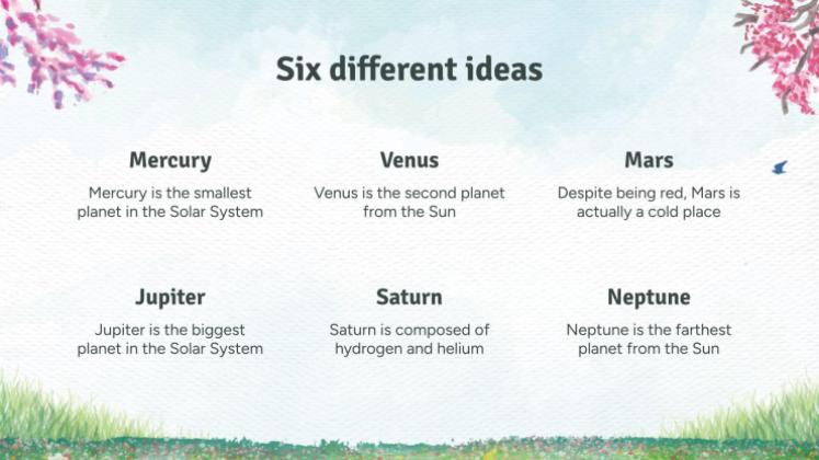 Spring Woods presentation template 