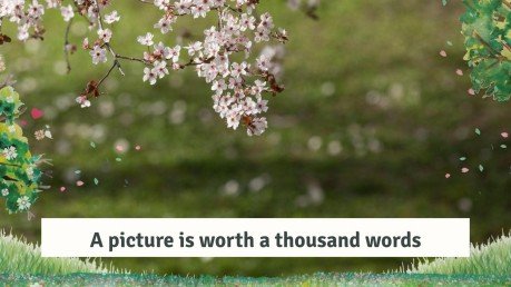 Spring Woods presentation template 