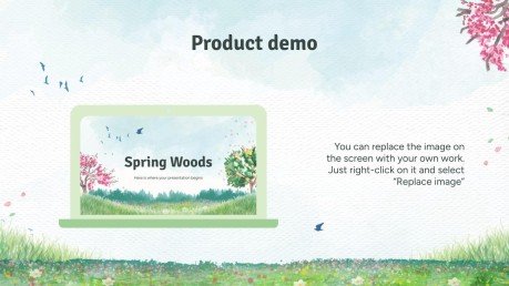 Spring Woods presentation template 