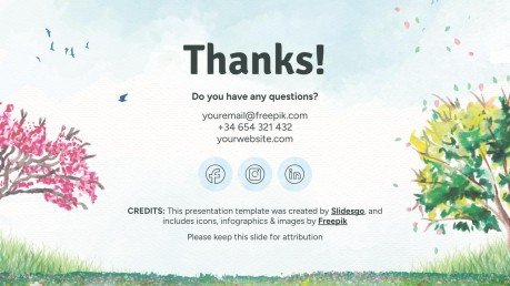 Spring Woods presentation template 