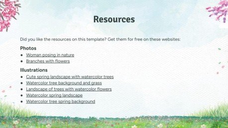 Spring Woods presentation template 