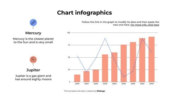 Chart Infographics presentation template 