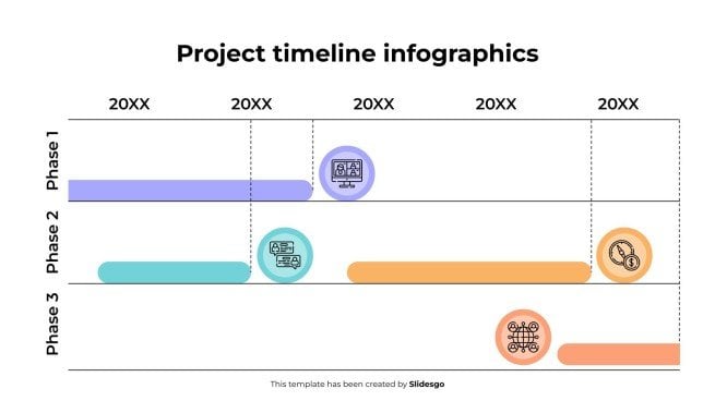 Projektzeitplan Präsentationsvorlage