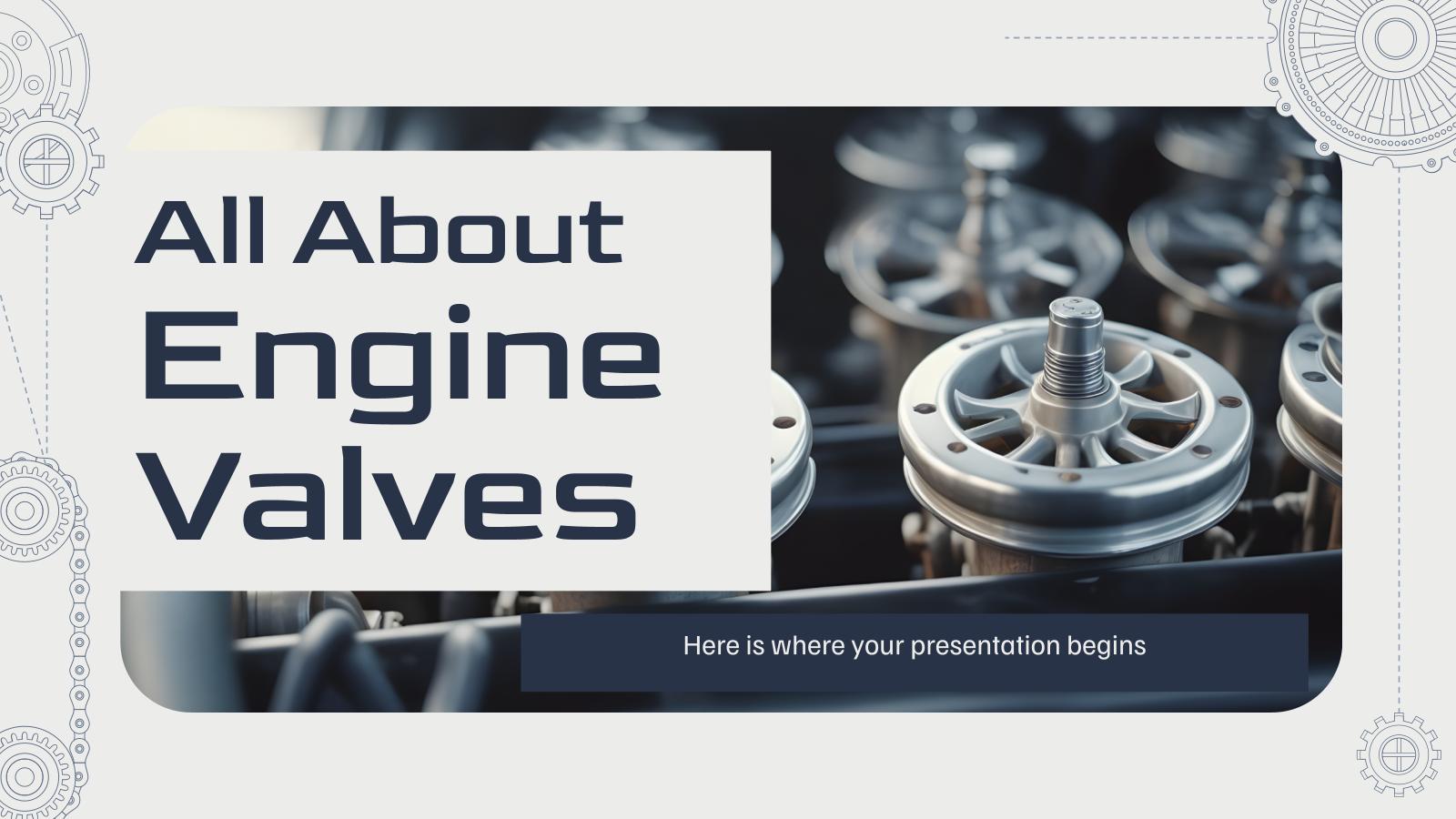 All About Engine Valves presentation template 