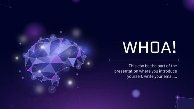 Types et outils de technologie IA Modèles de présentation