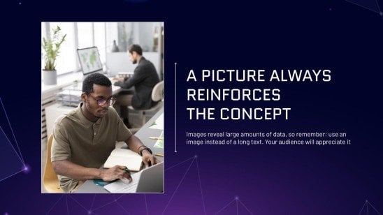 Types et outils de technologie IA Modèles de présentation