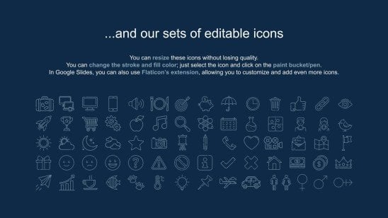 Types et outils de technologie IA Modèles de présentation