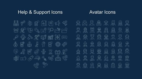 Types et outils de technologie IA Modèles de présentation