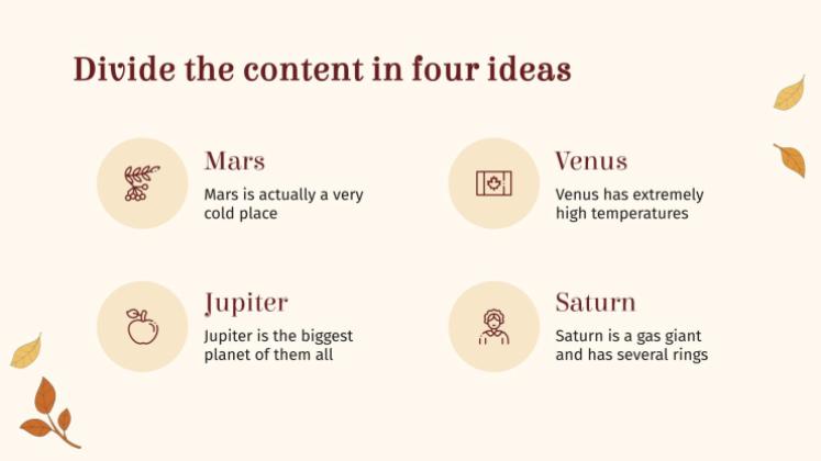 추수 감사절: 미국 추수 감사절 프레젠테이션 템플릿