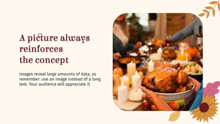 추수 감사절: 미국 추수 감사절 프레젠테이션 템플릿