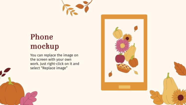 추수 감사절: 미국 추수 감사절 프레젠테이션 템플릿