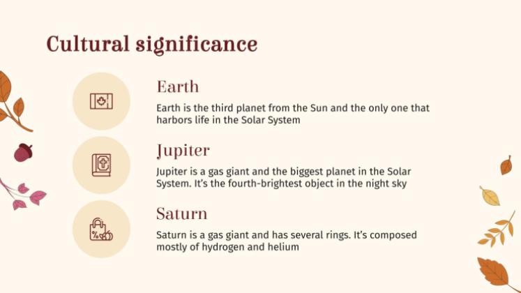 추수 감사절: 미국 추수 감사절 프레젠테이션 템플릿