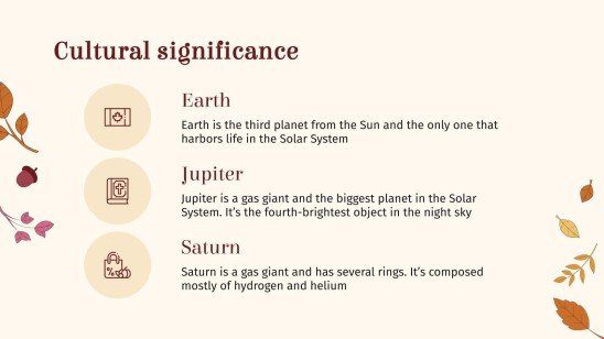 추수 감사절: 미국 추수 감사절 프레젠테이션 템플릿