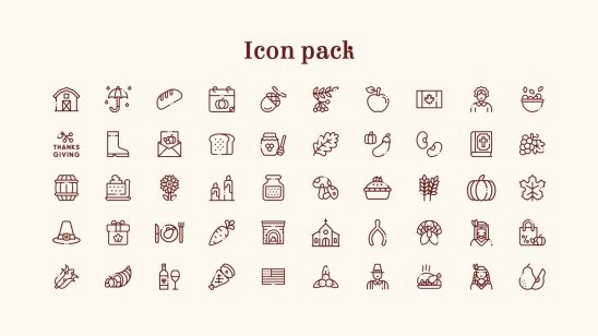 추수 감사절: 미국 추수 감사절 프레젠테이션 템플릿