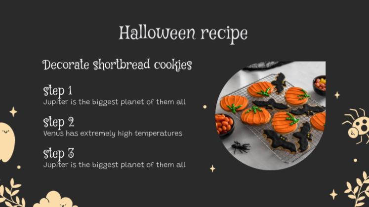 Plantilla de presentación ¡Feliz Halloween! ¿Truco o trato?