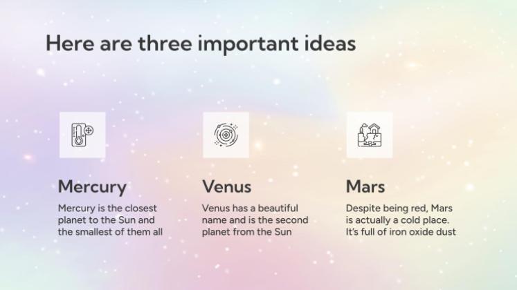 판타지 구름 하늘 테마 프레젠테이션 템플릿