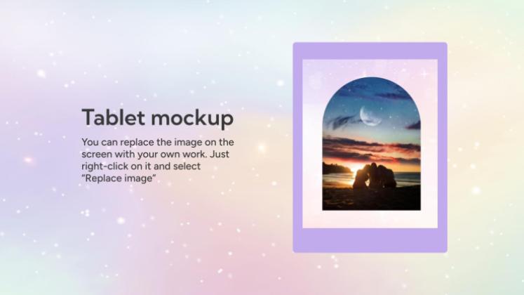 판타지 구름 하늘 테마 프레젠테이션 템플릿