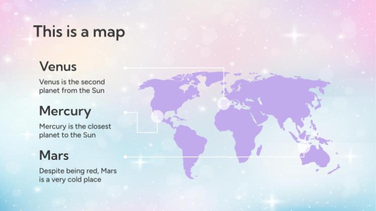 판타지 구름 하늘 테마 프레젠테이션 템플릿