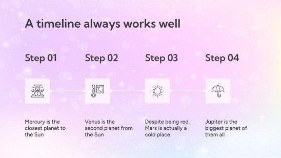 판타지 구름 하늘 테마 프레젠테이션 템플릿
