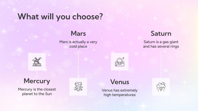 판타지 구름 하늘 테마 프레젠테이션 템플릿