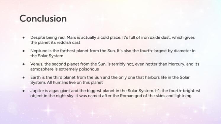 판타지 구름 하늘 테마 프레젠테이션 템플릿