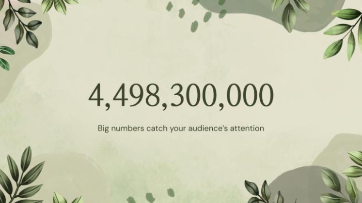 Leafy Green Color Palette Company Profile presentation template 