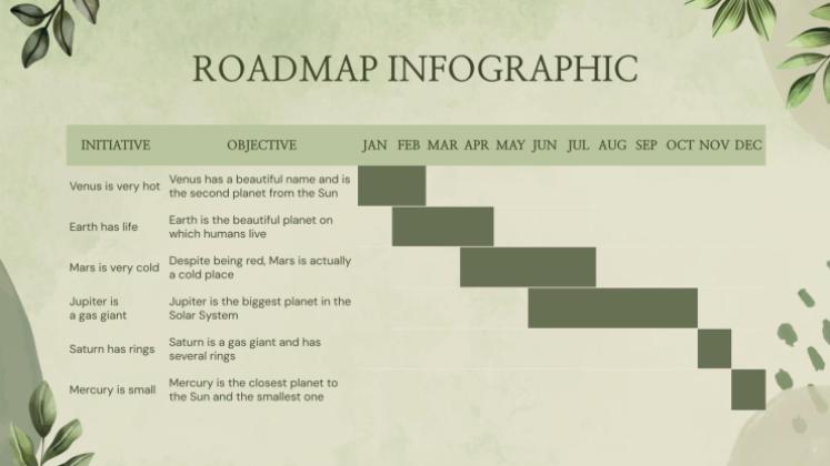 Leafy Green Color Palette Company Profile presentation template 