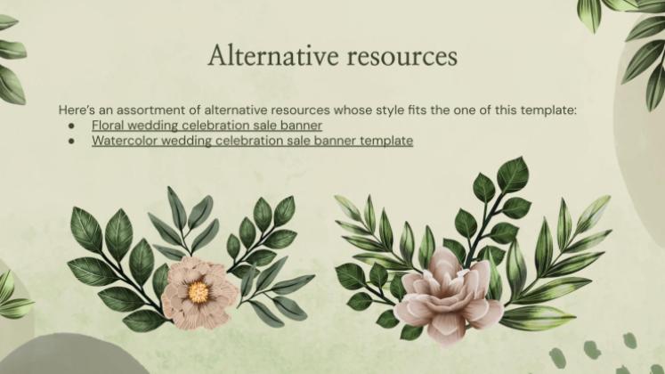 Leafy Green Color Palette Company Profile presentation template 