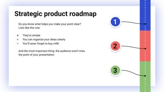Feuille de route stratégique des produits Modèles de présentation