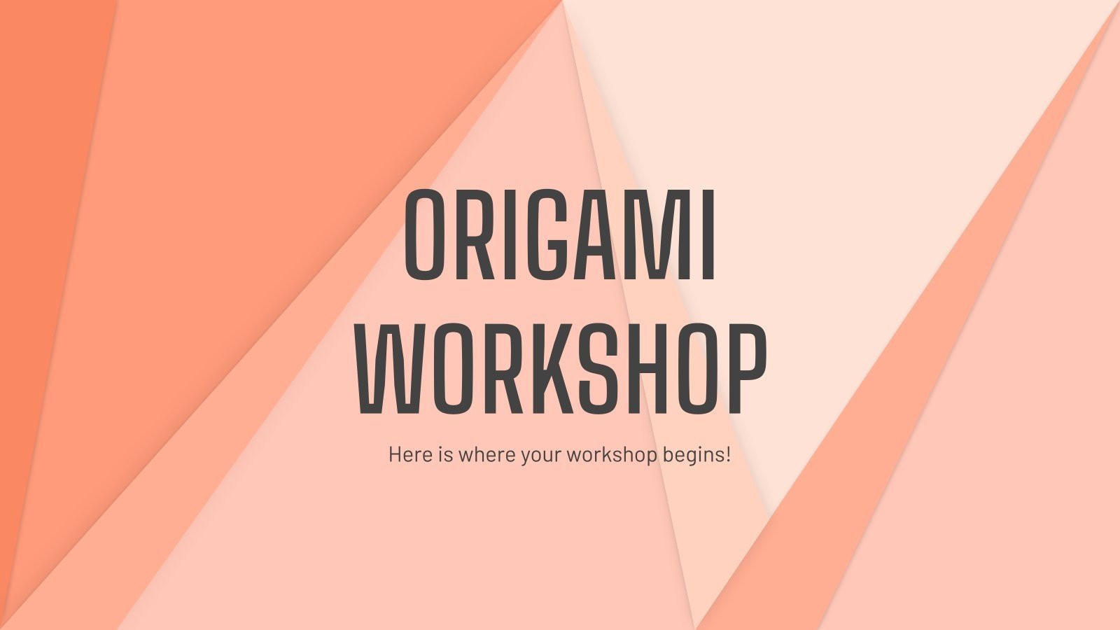 Atelier d´origami Modèles de présentation
