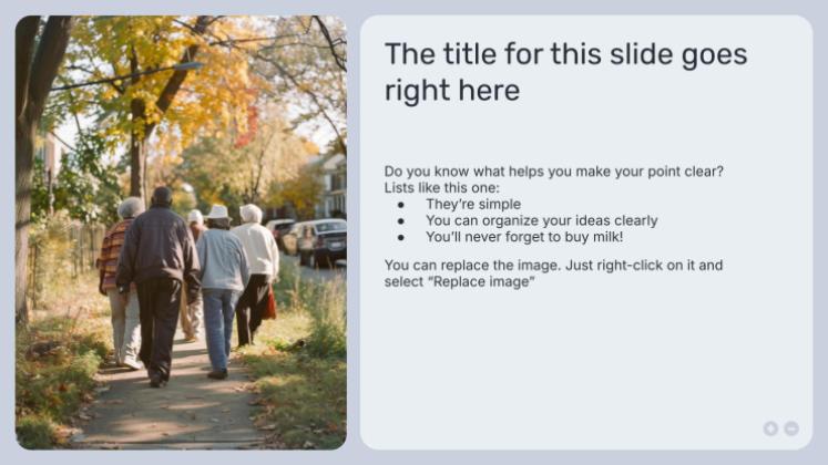 Assemblée publique Modèles de présentation