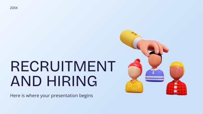 Recruitment and Hiring presentation template 