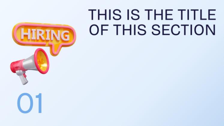 Recruitment and Hiring presentation template 